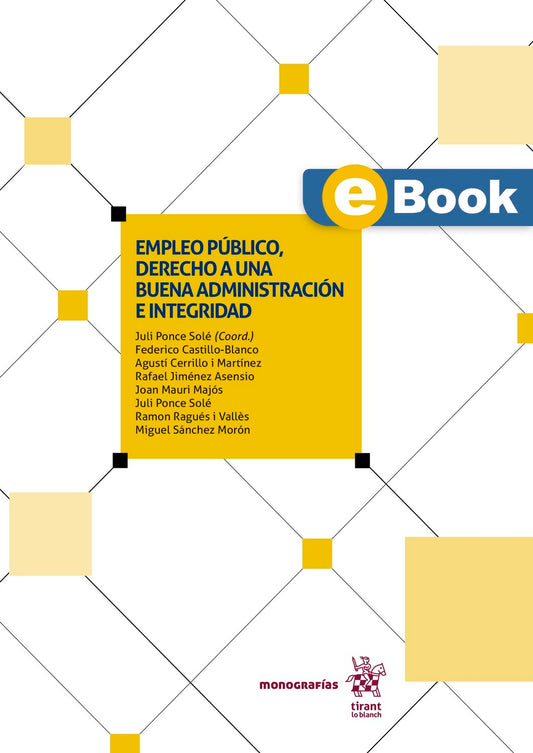 Empleo público, derecho a una buena administración e integridad (eBook)